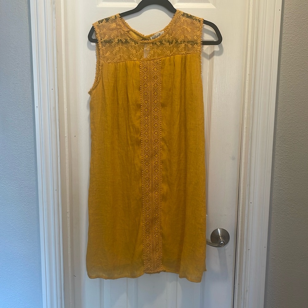 Indigo Rose - mustard yellow Dress